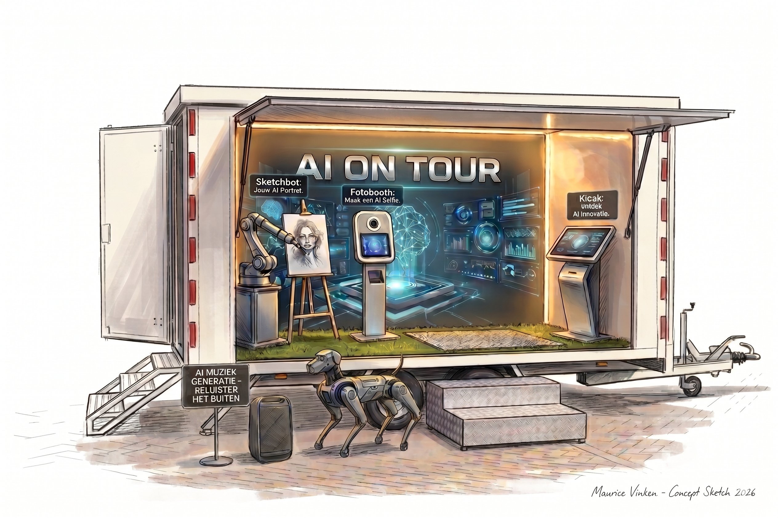 AI On Tour — concept presentatiewagen